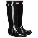 Hunter Boots - Women's Original Tall Gloss - Gummistiefel EU 39 schwarz