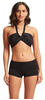 Seafolly - Women's Collective Roll Top Boyleg - Bikini-Bottom Gr 14 schwarz 44399-942