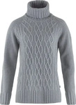 Fj&auml;llr&auml;ven F84793-030-S, Fj&auml;llr&auml;ven &ouml;vik Cable Knit Roller Neck W dark grey