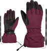 Ziener 801192-534-7, Ziener Kilata ASR AW Lady Glove velvet red (534) 7 Damen