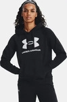 Under Armour 1379501-001-XS, Under Armour Rival Fleece Big Logo HD black white (001)