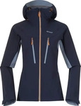 Bergans 245587-2554-25490-XS, Bergans Cecilie Mtn Softshell Jacket navy blue/misty