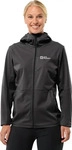 Jack Wolfskin 1306863_6000_A04, Jack Wolfskin Feldberg Hoody W black (6000) XS Damen