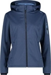 CMP 39A5006M-00MS-46, CMP Woman Jacket Zip Hood blue mel-niagara (00MS) 46 Damen