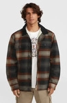 O'Neill 2500099-38026-L, O'Neill Fleece-lined Jacket grey check small (38026) L