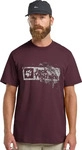Jack Wolfskin A64116_T0370_A10, Jack Wolfskin Brand T M wood amaranth (T0370) L