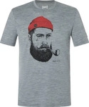 Super.Natural SNMP0112092FL, Super.Natural M SN Sailor Tee cashmere grey melange/jet