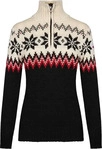 Dale of Norway 93011-F00-M, Dale of Norway Myking Fem Sweater black raspberry
