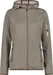 CMP 30H5856-06QV-50, CMP Woman Fleece Fleece Jacket FIX Hood toffee-cream...
