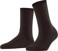 Falke 46990-5233-39-42, Falke Cotton Rib Damen Socken dark brown (5233) 39-42