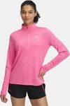 Under Armour 1384225-672-MD, Under Armour Tech 1/2 Zip- Twist pink white (672) M pink