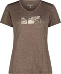 CMP 39T6136-Q981-48, CMP Woman T-shirt toffee mel. (Q981) 48 Damen