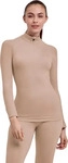 Falke 33310-4700-L, Falke Damen Langarmshirt Wool-tech straw (4700) L