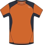 CMP 33N6687-C451-58, CMP MAN T-shirt orange (C451) 58 Herren