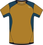 CMP 33N6687-R813-50, CMP MAN T-shirt curcuma (R813) 50 Herren