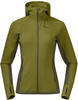 Bergans 240388-8824-25280-XL, Bergans Cecilie Wool Hood Jacket trail green/dark...