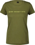 Scott 2892707340004, Scott Tee W's No Shortcuts SS fir green (7340) XS Damen
