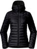 Bergans 240126-2928-91-XL, Bergans Magma Light Down Jacket W/Hood Women black (91) XL