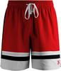 Under Armour 1377309-600-MD, Under Armour Men's UA Baseline Woven Shorts red -white
