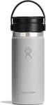 Hydro Flask Wide Mouth Flex Sip Tonal Birch Thermoflasche, 470 ml Grau