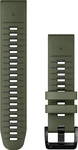 Garmin 010-13280-07, QuickFit Silikonarmband - Garmin QuickFit 22 mm Anschluss - Moss