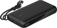 Belkin BPB028hqBK, Belkin BoostCharge Powerbank 10.000 mAh - mit Display - Schwarz