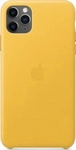 Apple MX0A2ZM/A, Leder-Case f&uuml;r das Apple iPhone 11 Pro Max - Meyer Lemon Gelb