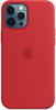 Apple MHLF3ZM/A, Apple Silikon-Case MagSafe für das iPhone 12 Pro Max - Red Rot