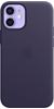 Apple MJYQ3ZM/A, Apple Leder-Case MagSafe für das iPhone 12 Mini - Deep Violet...