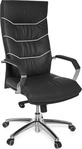 Amstyle M&ouml;bel SPM1.163, Amstyle M&ouml;bel B&uuml;rostuhl Echt-Leder schwarz