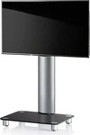 VCM M&ouml;bel VCM_17110, VCM M&ouml;bel VCM Bilano Ro. TV-Standfu&szlig; Silber/Mattglas