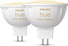 2er Philips Hue LED Spot GU5.3 6,3 Watt Tunable White 2000-6500 Kelvin -...