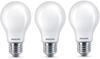 3er Sparpack PHILIPS E27 LED CLASSIC Lampen 7W wie 60W 2700K warmweißes Licht -