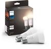 2er Set Philips Hue White E27 LED Lampen 9,5W wie 75W warmweißes dimmbares...
