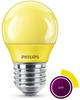 PHILIPS LED Colored Yellow E27 P45 3.1W Tropfenlampe Lichtfarbe: Gelb, EEK: G