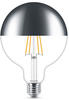 PHILIPS E27 LED Globe Kopfspiegellampe silber sehr dekorativ 7,2W wie 50W...