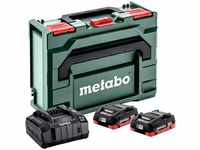 Metabo 685130000, Metabo Ersatzakku 2 x LiHD 4.0 Ah + Ladegerät ASC 145 Basic-Set in