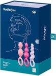 Satisfyer BOOTY CALL Analplug-Set Color 3 St., Grundpreis: &euro; 4.633,- / l