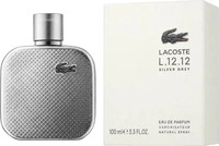 Lacoste L.12.12 Silver Grey Eau de Parfum f&uuml;r Herren 100 ml, Grundpreis: &euro;