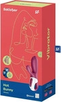 Satisfyer HOT BUNNY CONNECT APP Vibrator mit Klitoris-Stimulator Violet 17,3 cm