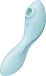 Satisfyer Curvy TRINITY 5+ Vibrator mit Klitoris-Stimulator Blue 16,4 cm