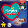 Pampers Night Pants Size 5 Einweg-Windelhöschen für die Nacht 12-17 kg 22 St.