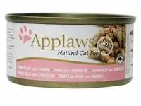 Applaws Cat Nassfutter Dose Thunfischfilet & Garnelen 156 g (Menge: 24 je