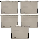 Leitz H&auml;ngetasche ALPHA 1986 | DIN A4 | Karton | Grau | 5er-Pack