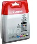 4 Canon Tinten 2103C007 CLI-581 Multipack KCMY