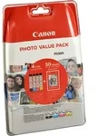 4 Canon Tinten 0332C006 CLI-571XL Multipack KCMY + Papier