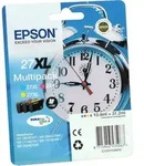 3 Epson Tinten C13T271540 Multipack CMY 27XL