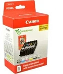 6 Canon Tinten 6117C004 Photo Value Pack PGI-530 + CLI-531 KCMY GY PGBK + Papier