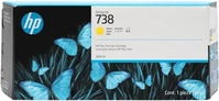 HP 676M8A, HP 738 Tintenpatrone gelb (original)