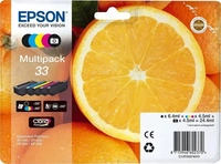 Epson C13T33574011, Epson 33XL (C13T33574011) Tintenpatrone Multipack (ca. 2880